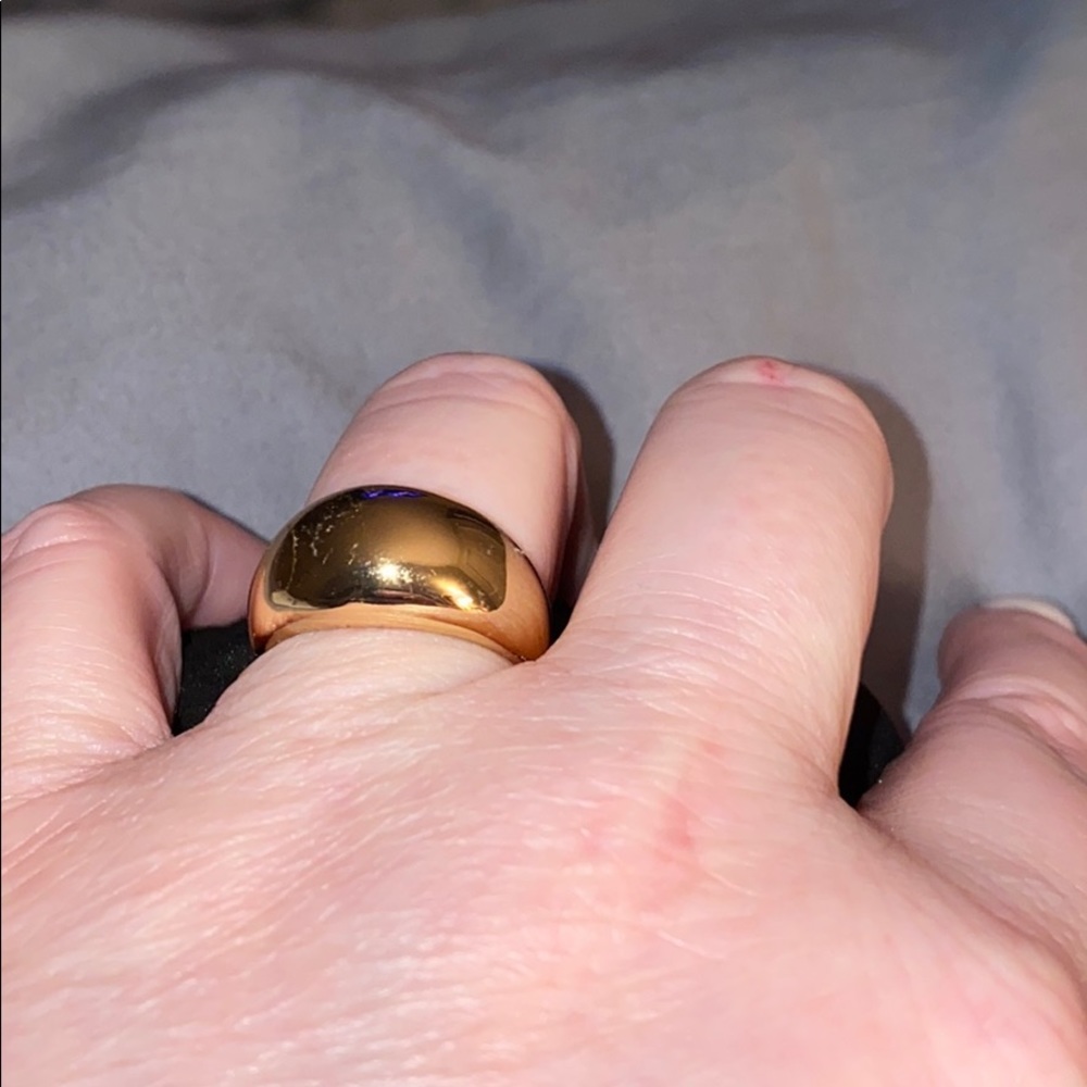 Lexi Ring in Gold by Slate Size 8 New